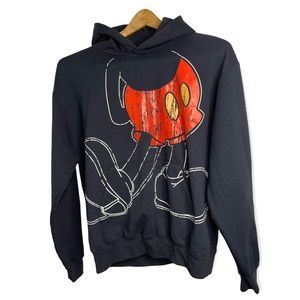 Mickey Mouse Disney Parks Exclusive Costume Black Hoodie With Ears Sz XL